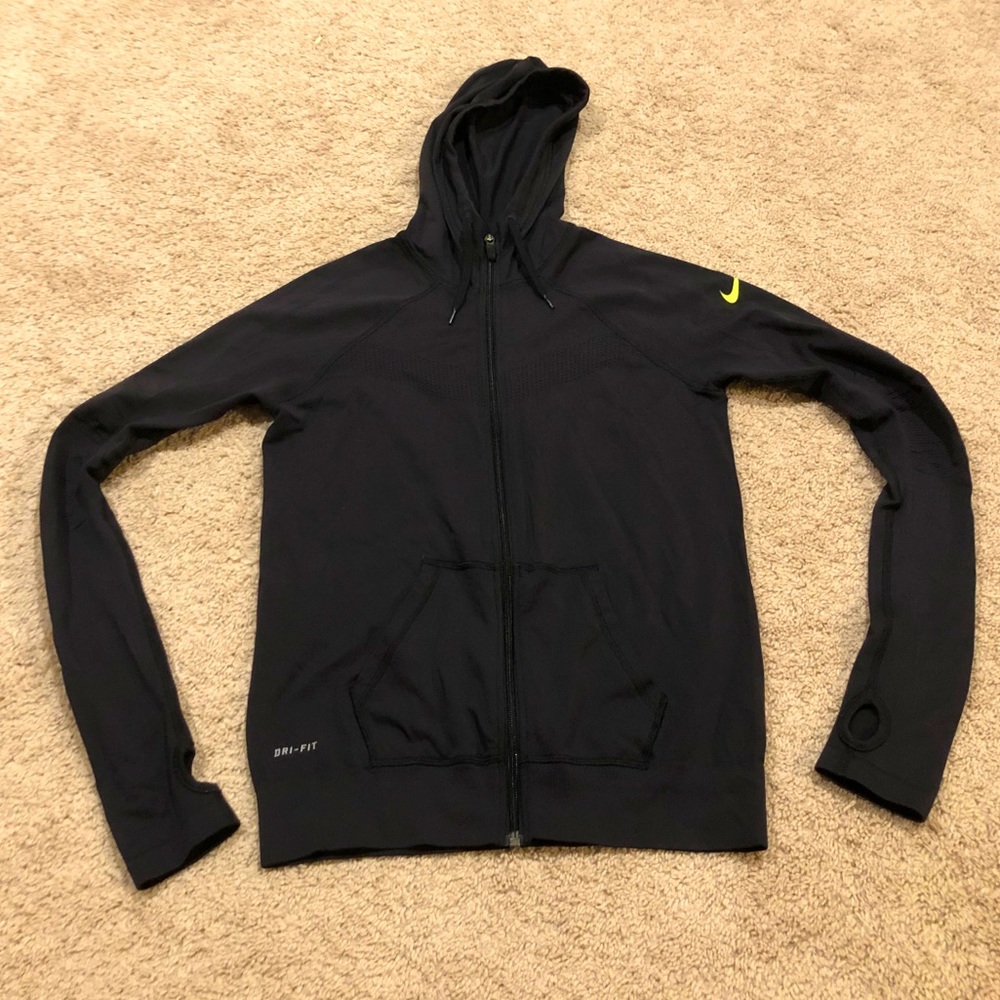 Nike Dri-fit zip up jacket - extra small